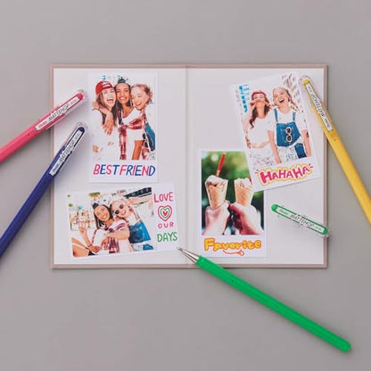 Pentel Arts Hybrid MATTEHOP Gel Roller, 1.0mm, Matte Black, Matte Red, Matte Blue, Matte Green, Pack of 4 Pens (K110VBP4M) - color: Assorted 1