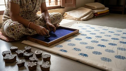 CraftsofIndia® Animals and Birds Wooden Blocks for Stamping, Block Printing on Textiles, Pottery Crafts,Henna, Wall Painting (Set of 15) - size: Pack # 100