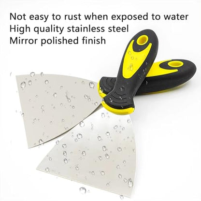 7-Piece Putty Knife Set, 1" 1.5" 2" 2.5" 3" 4" 5" Stainless Steel Paint Scraper Set for Drywall Repairing and Clearing, Wallpaper Removal, Putty Applying Adhesive, Plaster Scraping