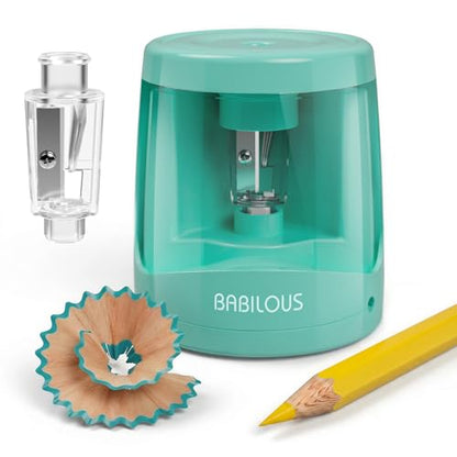 Automatic Pencil Sharpener for Kids/School, USB Battery Electric Sharpener - color: Blue