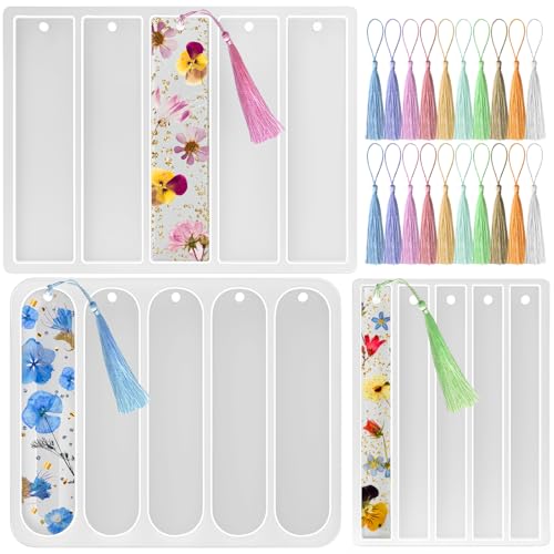 Bookmarks Silicone Mold for DIY Epoxy Resin Casting Crafts Making Supplies