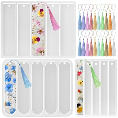 Bookmarks Silicone Mold for DIY Epoxy Resin Casting Crafts Making Supplies