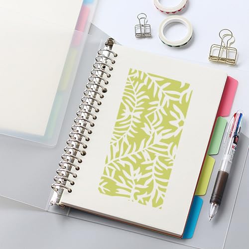 28 Pcs Floral and Botanical Texture Stencils Set Reusable Layering Templates with Leaf Butterfly Floral Peony Rose and Abstract Patterns Stencils for Painting Arts Furniture Canvas and Home Decor - style: Style 2
