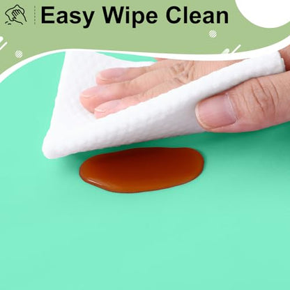 misaya 6 Packs Plastic Table Cloth Mint Green Disposable Tablecloth - color: Mint Green, size: 54" X 108"