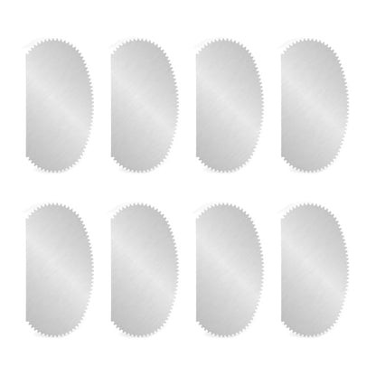 8 PCS Stainless Steel Pottery Ribs & Serrated Scrapers, Metal Ceramic Tools Set for Clay Sculpting and Pottery Making