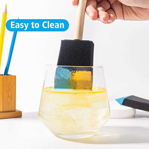 Foam Paint Brushes, 2 Inch, 48 Pack Sponge Brushes for Painting - size: 2 inch, 48 pack