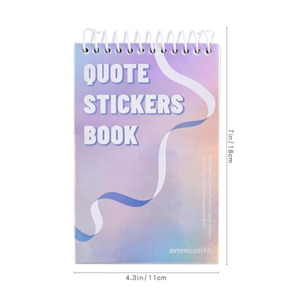 3000+ Pcs Word Stickers for Journaling, 50 Sheets Gold Foil Art Scrapbook Quote Stickers for Junk Journal, Scrapbooking Supplies Small Talk DIY Decorative Gift for Women Teen Girls - style: Quote Style 2