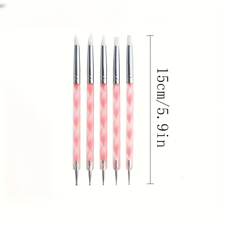 19 PCS Clay Sculpting Tools Set, Pink Air Dry Clay Tool, Polymer Clay Tool Kit, Dotting Tools, Dot Painting Tools, Clay Pottery Carving Tools for DIY Crafts Embossing Modeling - color: pink