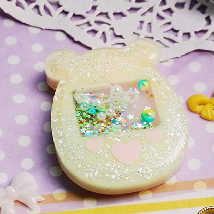 Resin Shaker Molds Set Epoxy Jewelry Casting Supplies Claw Machine, Dessert Truck, Game Console, Bear, Milk 5 Silicone Trays with 5 Seal Films Large Height 2.3-3inch - color: 3inch Large Kawaii Charms Craft Pack of 10