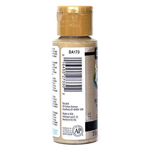 DecoArt Americana Acrylic Paint, 2-Ounce, Khaki Tan - color: Khaki Tan