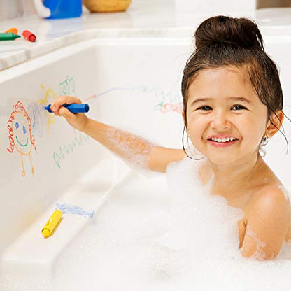 Munchkin Draw Bath Crayons Toddler Bath Toys, Non-Toxic and Washable, Fun Gift for Kids 36 Months and Up, 10 Count - size: 1 Count (Pack of 10)