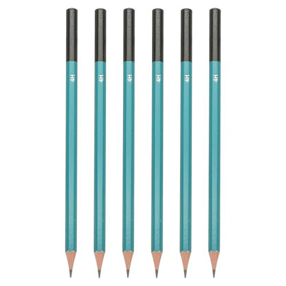PATIKIL 4H Drawing Pencils for Sketching, 6PCS Sketch Pencils for Drawing Art Pencils Graphite Wood Pre-sharpened for Drawing Sketching Artist, Hexagonal, Black Refill, Green/Black Pole - style: 4H