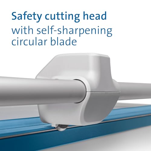 Dahle 552 Professional Rotary Trimmer, 20" Cut Length, 20 Sheet Capacity, Self-Sharpening, Dual Guide Bar, Automatic Clamp, German Engineered Paper Cutter - size: 20" Cut Length