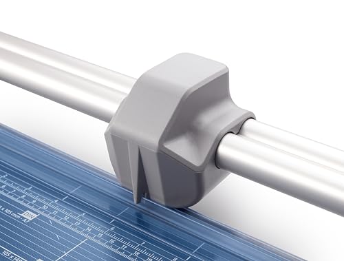 Dahle 556 Professional Rotary Trimmer, 37" Cut Length, 14 Sheet Capacity, Self-Sharpening, Dual Guide Bar, Automatic Clamp, German Engineered Paper Cutter - size: 37" Cut Length