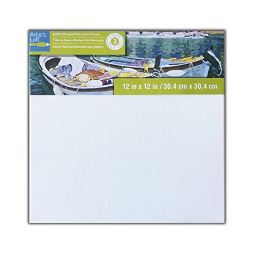 Artist's Loft Level 3 Gallery Wrapped Heavy Duty Canvas - size: 12 x 12