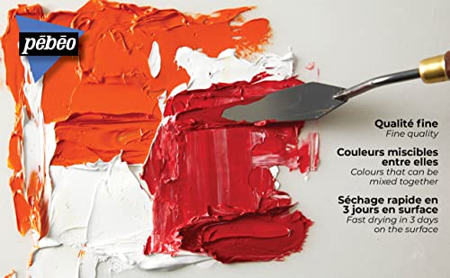 Pébéo - Fine Oil XL 200 ML - Oil Painting Bright Orange - Oil Painting Pébéo - Bright Orange 200 ml - color: Bright Orange