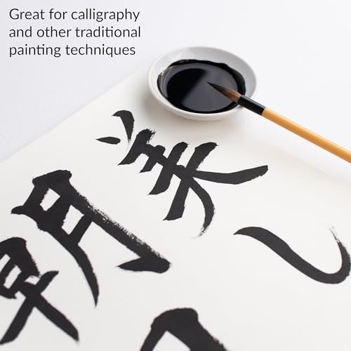 Yasutomo Bokuju Liquid Ink - 2oz Sumi Ink for Calligraphy and Artwork - Black Drawing Ink for use with Japanese Ink Brushes and Dip Pens - size: 2 fl oz