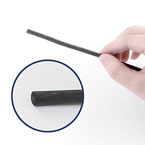 Pacific Arc Artist Vine Charcoal, Soft, Black 12 Pieces, Artist Vine Charcoal Sticks, Extra Soft and Smooth Drawing Charcoal - style: Soft | 12 Sticks