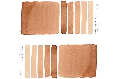 DANIEL SMITH Extra Fine Watercolor Half Pan Burnt Sienna Light (284650230) - color: Burnt Sienna Light