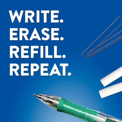 Paper Mate Clearpoint Mechanical Pencils, 0.7mm HB #2 Pencil Lead, Includes 2 Pencils, 1 Lead Refill, 2 Erasers - Back to School, Study Supplies, College, Note-Taking