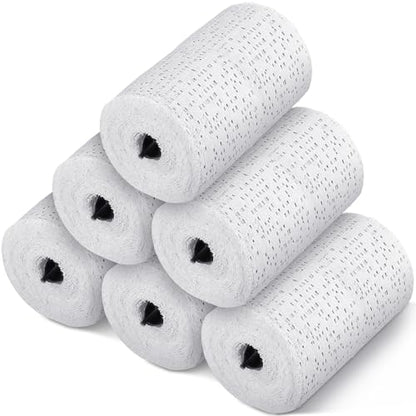 Heentan 6 Rolls Plaster Bandages Strips for Belly Cast Art,4 X 180 Inches | Fast Setting Plaster Gauze for Mask Making, Sculpture Molds, DIY Crafts, Pregnancy Belly Casting, Scenery Art Projects - size: 4 x 180 Inch