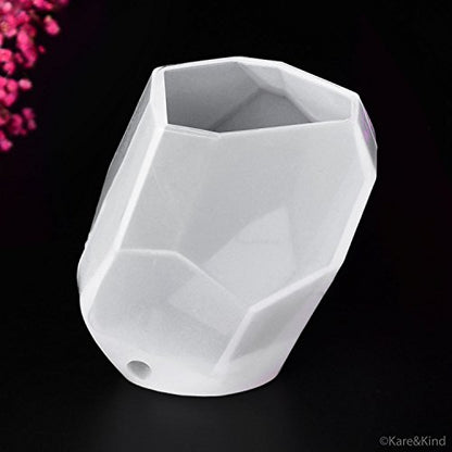 Polymer Clay/Resin Epoxy Molds - DIY 'Quartz Crystal' Kit - Set of 3 Silicone Shapes - Create Your Own Clear or Opaque Crystal Shaped Objects - Easy to Remove After Molding - Soft, Durable, Reusable