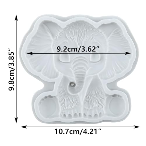 Elephant Silicone Mold Animal Elephant Polymer Clay Molds - color: Style G