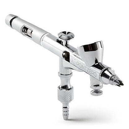 PointZero Precision Dual-Action 2cc Gravity-Feed Airbrush MAC Crown Cap .2mm