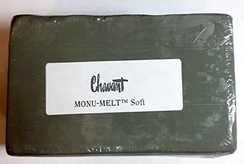 Chavant MONUMELT - Soft - 2 lb Brick - Oil Based Meltable Sculpting Clay - Sulfur Free