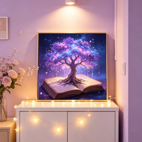 Tree of Life Diamond Painting Kits for Adults,Book Diamond Art Kits - color: KM1131-1