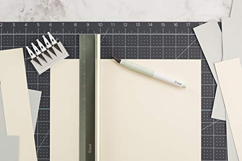 Cricut TrueControl Knife Kit - Precision Craft Knife for Art, Scrapbooking & DIY Projects - 5 Spare Blades - Mint - color: Mint, style: Craft Knife