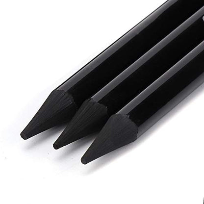 Professional Pure Carbon Sketch Pencil Set Hard Medium Soft Woodless Charcoal Drawing Pens Painting Supplies for Artists Students Teens Beginners