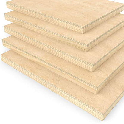 ARTEZA Wooden Canvas Board, 9x12 Inch, Pack of 5 | Unfinished Cradled Birch Wood Panels for Painting, Acrylic Pouring, Encaustic Art & Wood Burning - size: 9x12 Inch