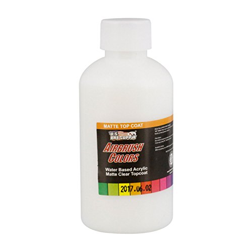 US Art Supply Clear Matte Acrylic Airbrush Paint (8 oz)
