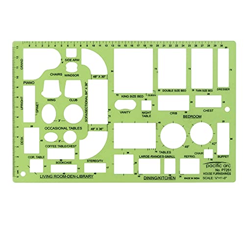 Pacific Arc House Furnishing Template Guide, with Beds, Tables, Couches, Chairs, and Other Furnishings - style: House Furnishing