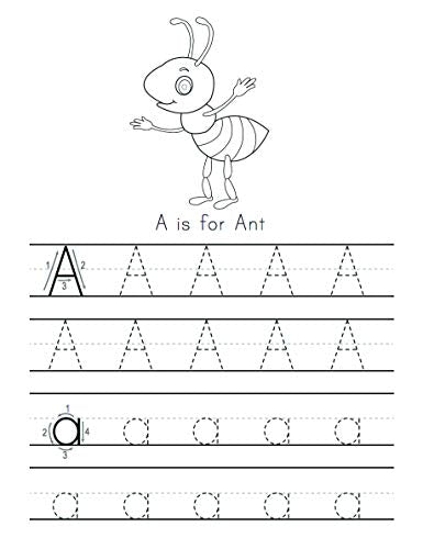 Trace Letters: Alphabet Handwriting Practice workbook for kids: Preschool writing Workbook with Sight words for Pre K, Kindergarten and Kids Ages 3-5. ... Words & Math for Preschool & Kindergarten)