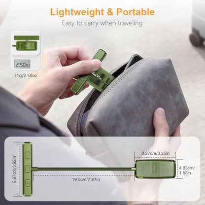 Gritin 19 LED Rechargeable Book Light for Reading in Bed | Eye Caring 3 Color Temps,Stepless Dimming Brightness,Memory Function,90 Hrs Runtime Lightweight Clip on Light-Dark Green - color: Dark Green