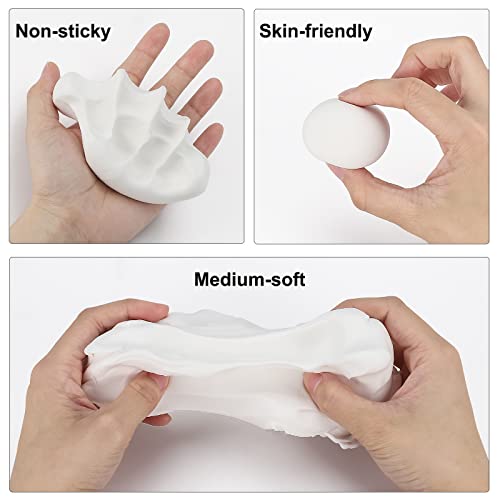 CiaraQ Air Dry Clay Kit – White Modeling Clay | for Crafting & DIY Projects, Creative Gift for Easter, Halloween, and Christmas. 10 oz/Bag - color: White