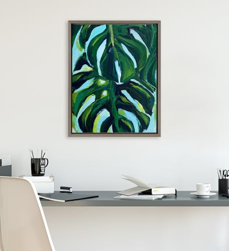 Kate and Laurel Sylvie Blank Framed Canvas Wall Art; 16x20 Gray; Modern Empty Canvas for Paint-Your-Own Art; Ready to Paint Premium Canvas Already Framed - color: Sylvie Graywash