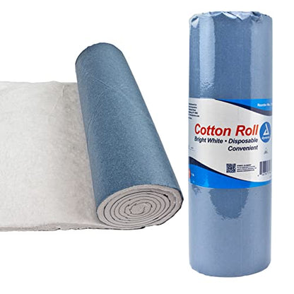 Dynarex Cotton Roll – Non-Sterile, Soft and Absorbent Cotton in an Easy to Tear & Use Roll, 1-Pound, 12” x 56", White, 1