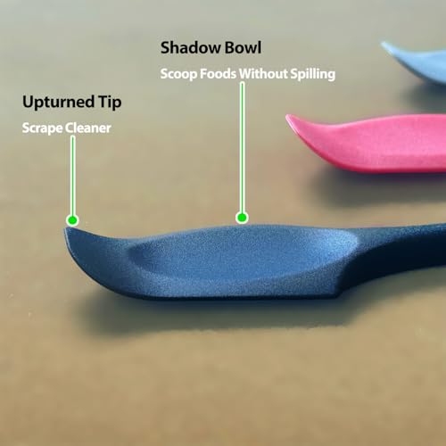 Mini Silicone Spatula, 8" Curved Small Spatula with Shallow Bowl, Black,4Pc | Seamless Jar Scraper for Cooking Baking, Wet Pet Food Spoon Spatula, Rubber Jar Scraper, BPA-Free,Dishwasher Safe - color: Black