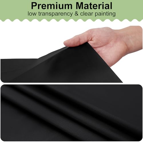 misaya 6 Packs Plastic Table Cloth Black Disposable Tablecloth - color: Black, size: 54" X 156"