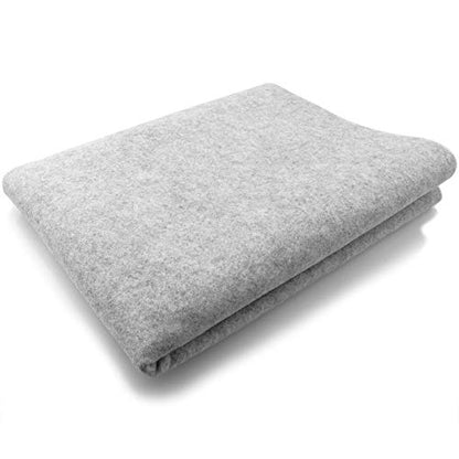 Chinese Calligraphy Drawing Felt Mat, Sumi Xuan Paper Painting Felt Desk Pad for Practice Calligraphy Traditional Chinese Painting (80 x 120 cm), Grey