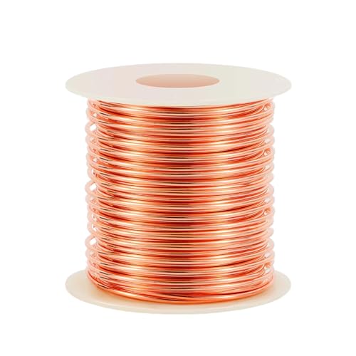 20 Gauge/ 0.8 mm 328 Feet 1 Pound 99.9% Dead Soft Copper Wire for Electroculture Gardening, Jewelry Making, Beading, Science Projects, DIY Artwork - size: 20 Gauge/ 0.8 mm, style: 1 Pound