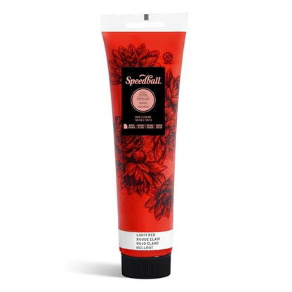Speedball Water-Soluble Block Printing Ink, 5-Ounce Tube (Light Red) - color: Light Red, size: 5 fl oz