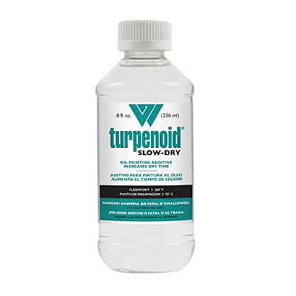 Weber Turpenoid Slow-Dry Oil Painting Additive, 236ml Bottle, Clear, 1 Each (1635) - size: 1 Count (Pack of 1)