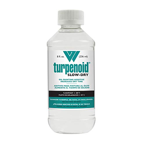 Weber Turpenoid Slow-Dry Oil Painting Additive, 236ml Bottle, Clear, 1 Each (1635) - size: 1 Count (Pack of 1)