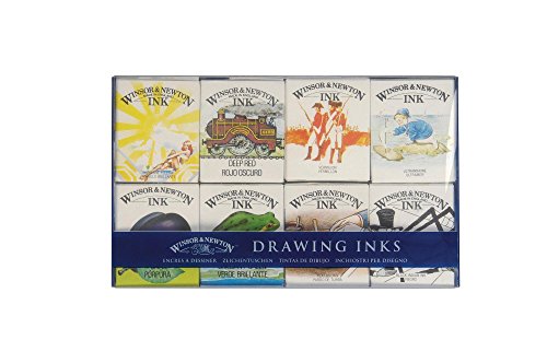 Winsor & Newton Drawing Ink Set, Set of 8, William Collection - style: William Collection Pack