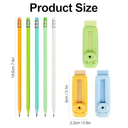 Buqoo 50 PCS Cute Wooden Lead Pencil Pro Art and Sketching Pencil Kit | Comes with 3 Push-Pull Refillable Erasers, Drawing Supplies, Charcoal Pencils, Charcoal Pencils for Drawing - color: Green