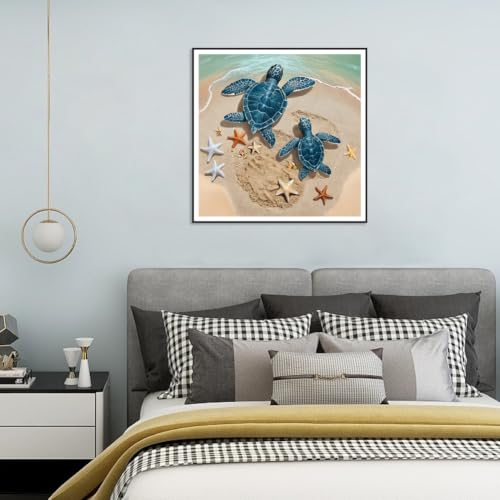 hill froeistung 5D Turtles Diamond Art Painting Kits for Adults - color: HF-A020